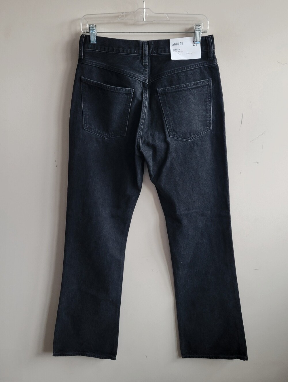 AGOLDE Leena Mid Rise Baby Flare Jeans In FORECAST - Picture 9 of 13